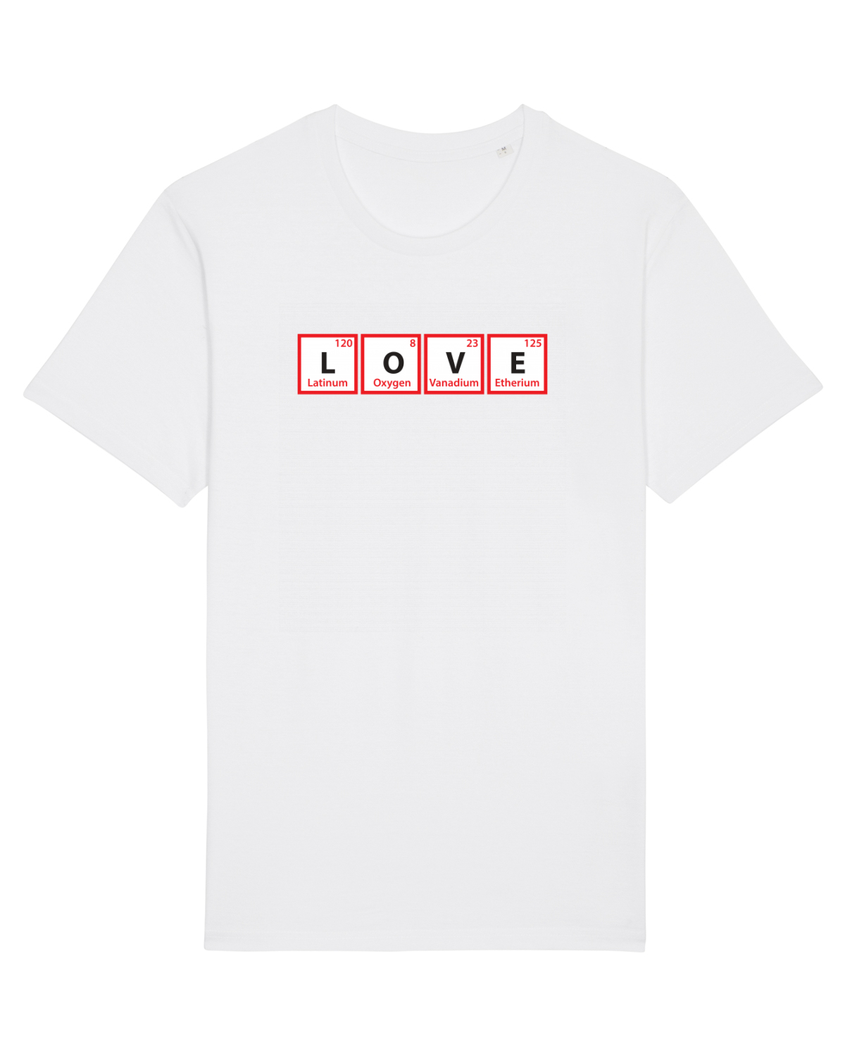 Tricou mânecă scurtă Unisex Rocker White