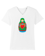 Matroska Tricou mânecă scurtă guler V Bărbat Presenter
