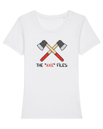 The axe files Tricou mânecă scurtă guler larg fitted Damă Expresser