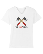 The axe files Tricou mânecă scurtă guler V Bărbat Presenter