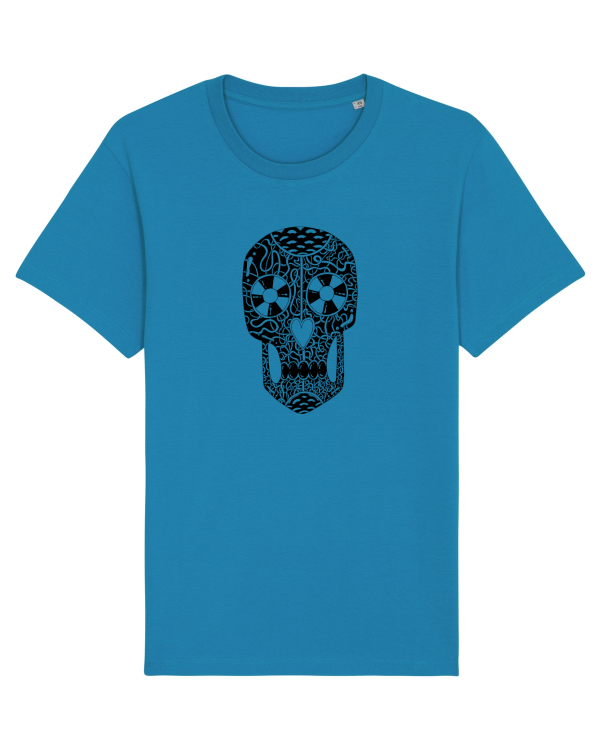Tricou mânecă scurtă Unisex Rocker Azur