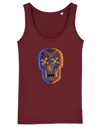 Skull (color) Burgundy