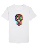 Skull (color) Tricou mânecă scurtă guler larg Bărbat Skater
