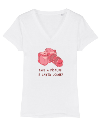 Take a picture, it lasts longer (pink) White