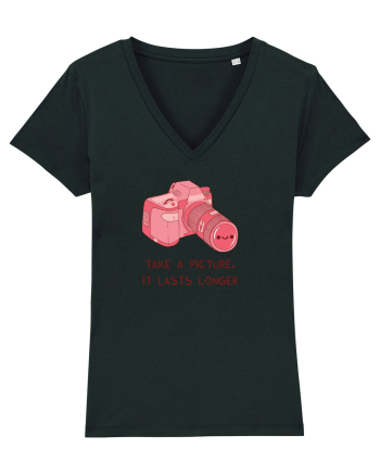 Take a picture, it lasts longer (pink) Black