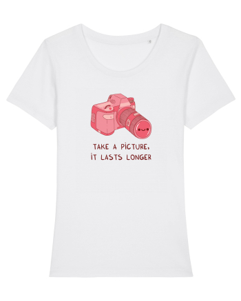 Take a picture, it lasts longer (pink) White