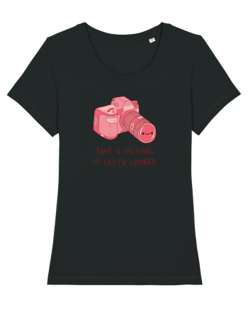Take a picture, it lasts longer (pink) Black