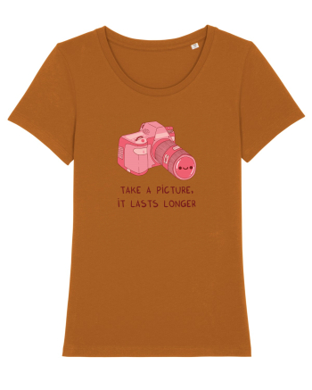 Take a picture, it lasts longer (pink) Roasted Orange