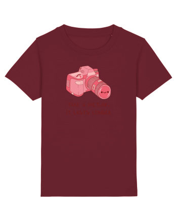 Take a picture, it lasts longer (pink) Burgundy