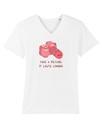 Take a picture, it lasts longer (pink) White
