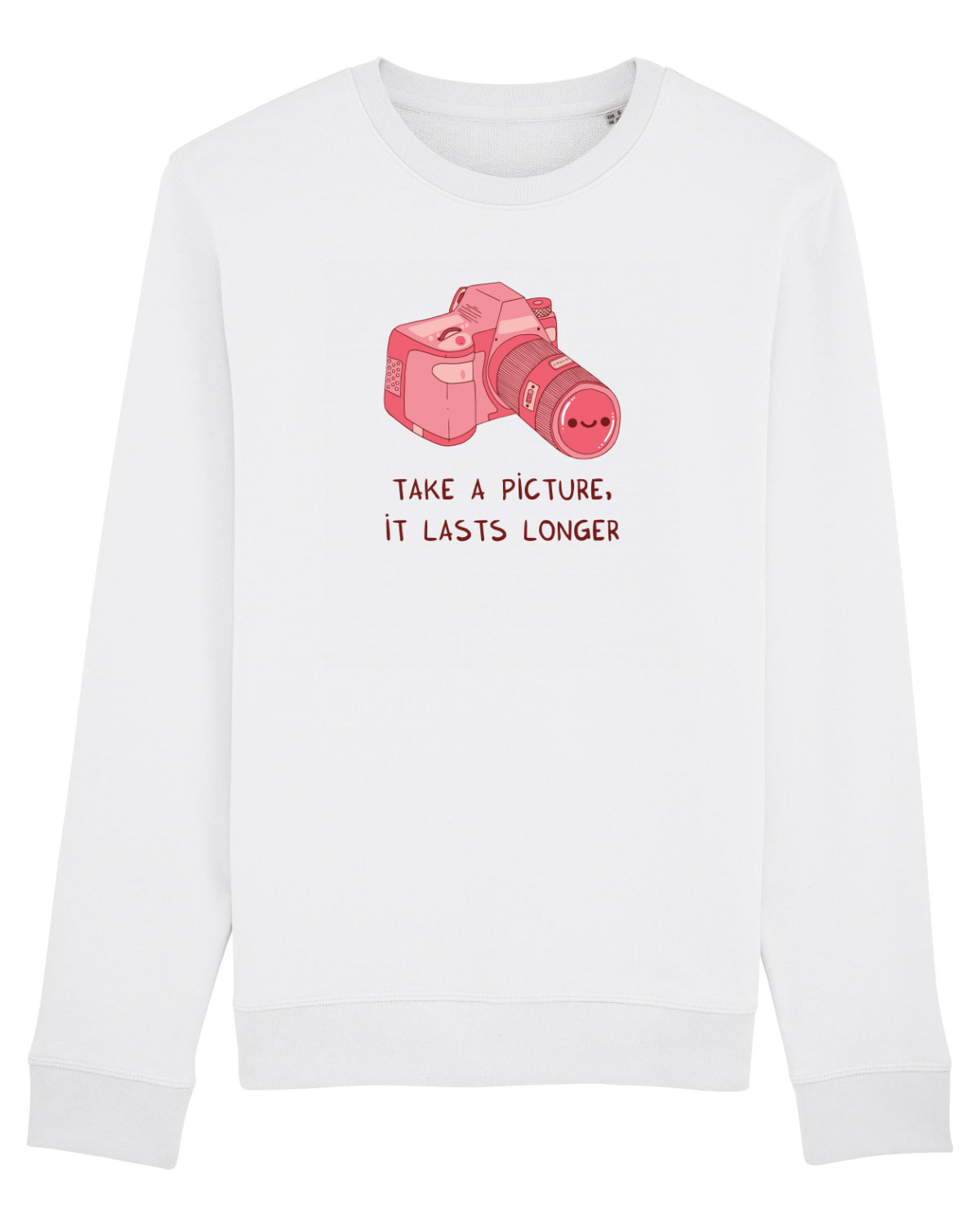 Bluză mânecă lungă Unisex Rise White