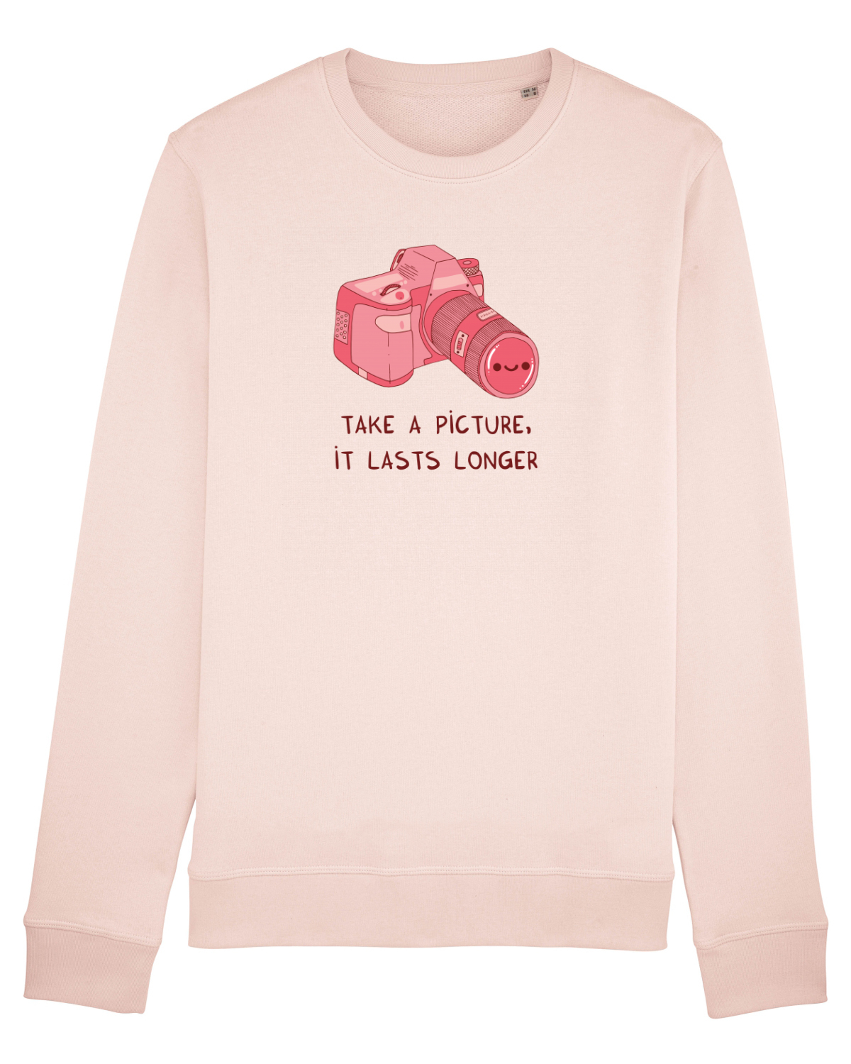 Bluză mânecă lungă Unisex Rise Candy Pink