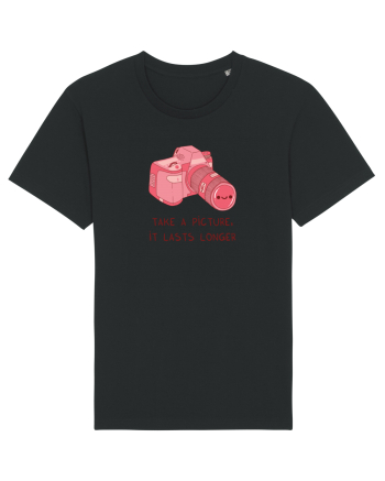 Take a picture, it lasts longer (pink) Black