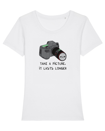 Take a picture, it lasts longer White