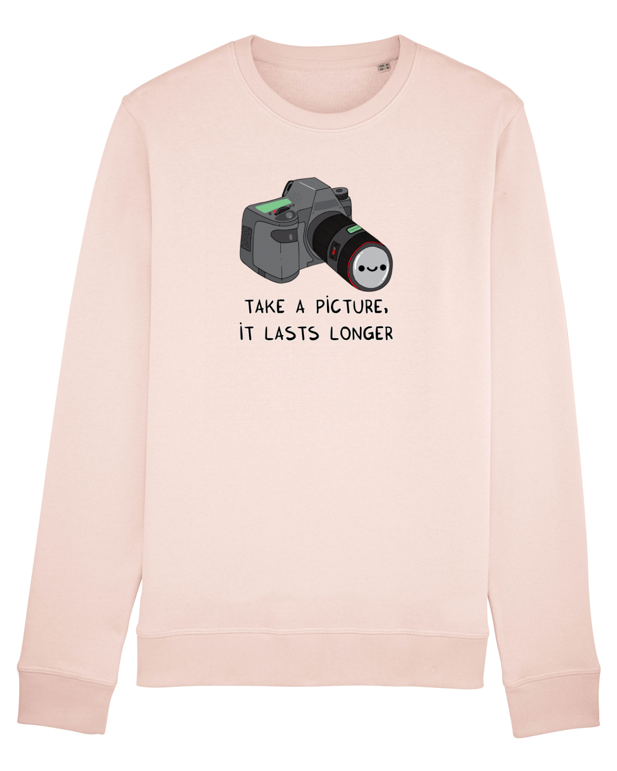 Bluză mânecă lungă Unisex Rise Candy Pink