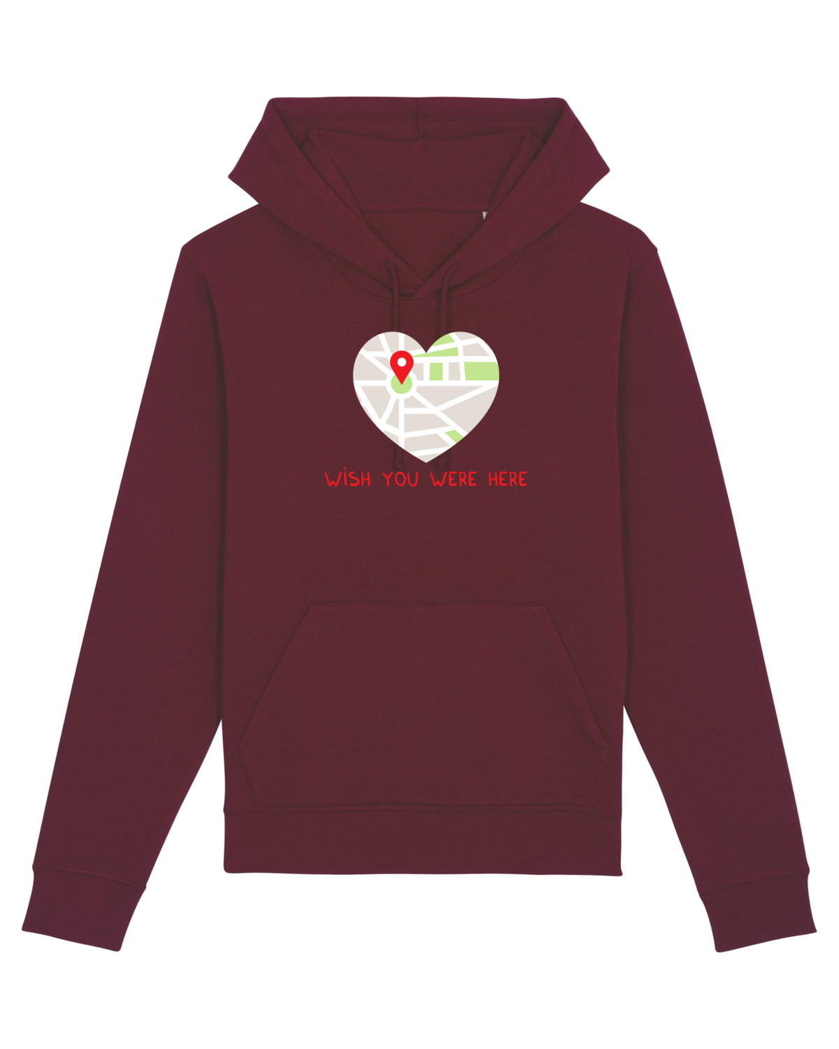 Hanorac Unisex Drummer Burgundy
