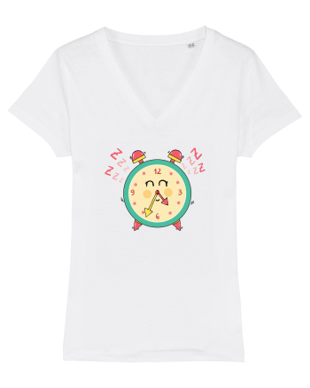 Sleepy clock White