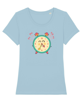 Sleepy clock Sky Blue