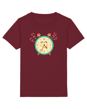 Sleepy clock Burgundy