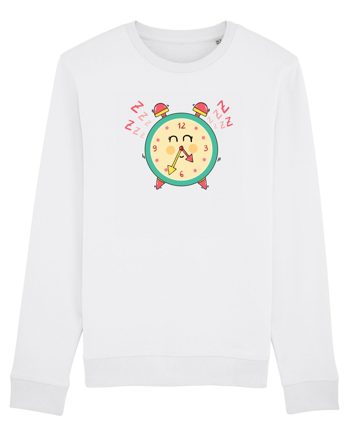 Bluză mânecă lungă Unisex Rise White