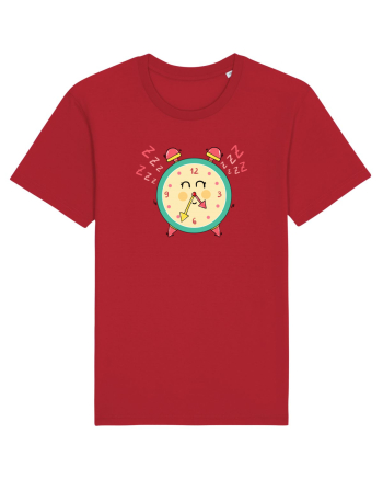 Sleepy clock Red