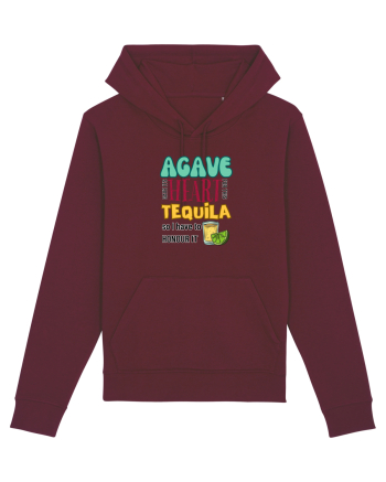 Agave Heart Tequila Burgundy