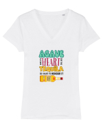 Agave Heart Tequila (variant) Tricou mânecă scurtă guler V Damă Evoker
