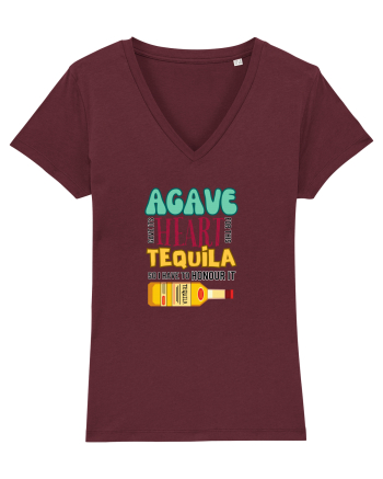 Agave Heart Tequila (variant) Burgundy