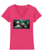 Pisces #1 Tricou mânecă scurtă guler V Damă Evoker