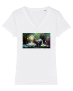 Taurus #1 Tricou mânecă scurtă guler V Damă Evoker