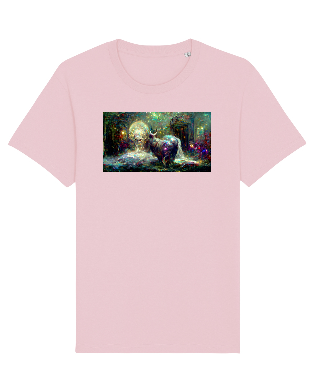 Tricou mânecă scurtă Unisex Rocker Cotton Pink