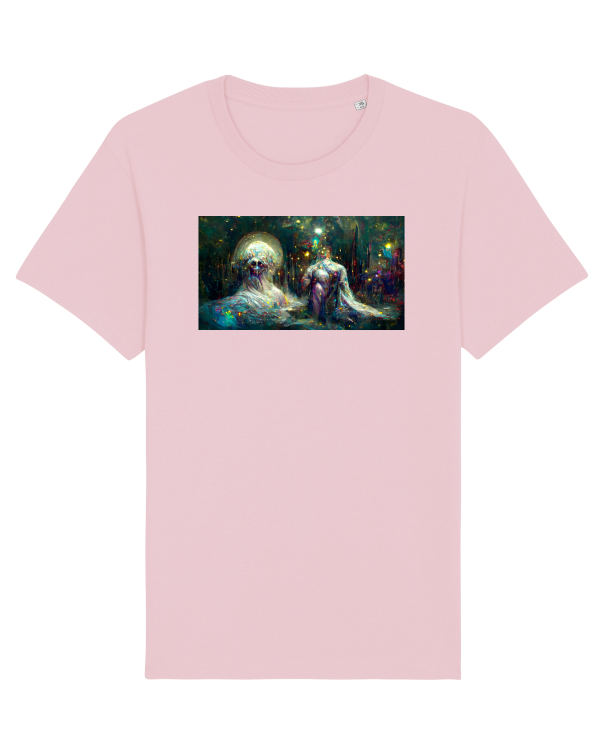 Tricou mânecă scurtă Unisex Rocker Cotton Pink