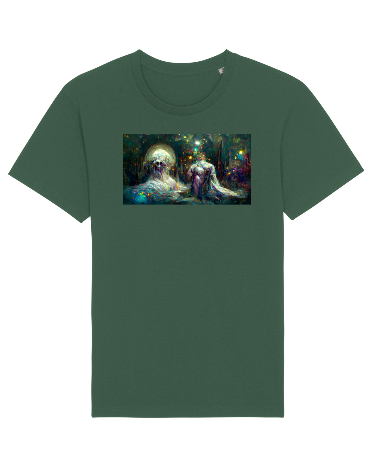 Tricou mânecă scurtă Unisex Rocker Bottle Green