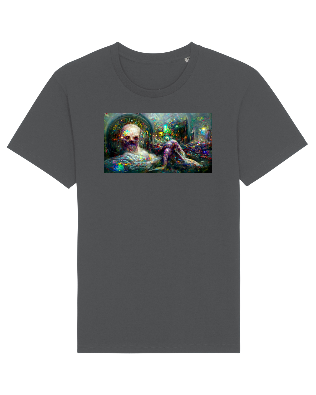 Tricou mânecă scurtă Unisex Rocker Anthracite