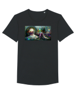 Cancer #1 Tricou mânecă scurtă guler larg Bărbat Skater