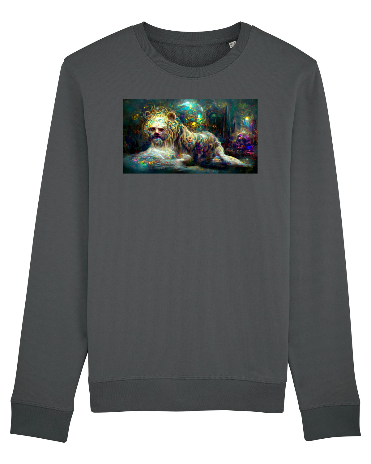 Bluză mânecă lungă Unisex Rise Anthracite