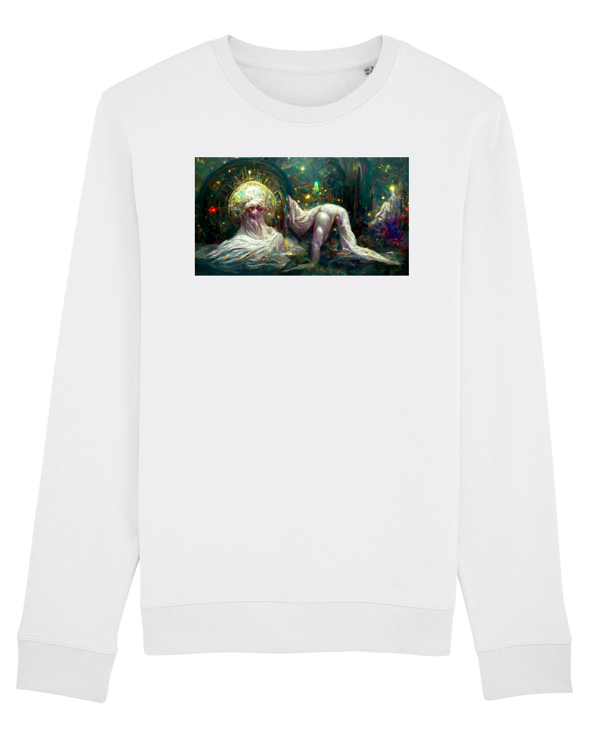 Bluză mânecă lungă Unisex Rise White