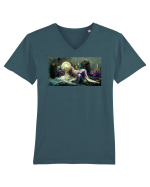 Libra #1 Tricou mânecă scurtă guler V Bărbat Presenter
