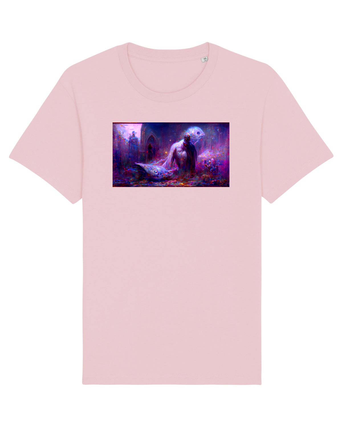 Tricou mânecă scurtă Unisex Rocker Cotton Pink