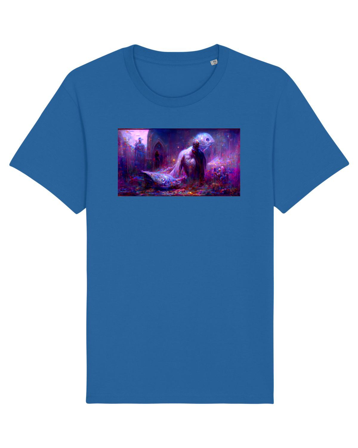 Tricou mânecă scurtă Unisex Rocker Royal Blue