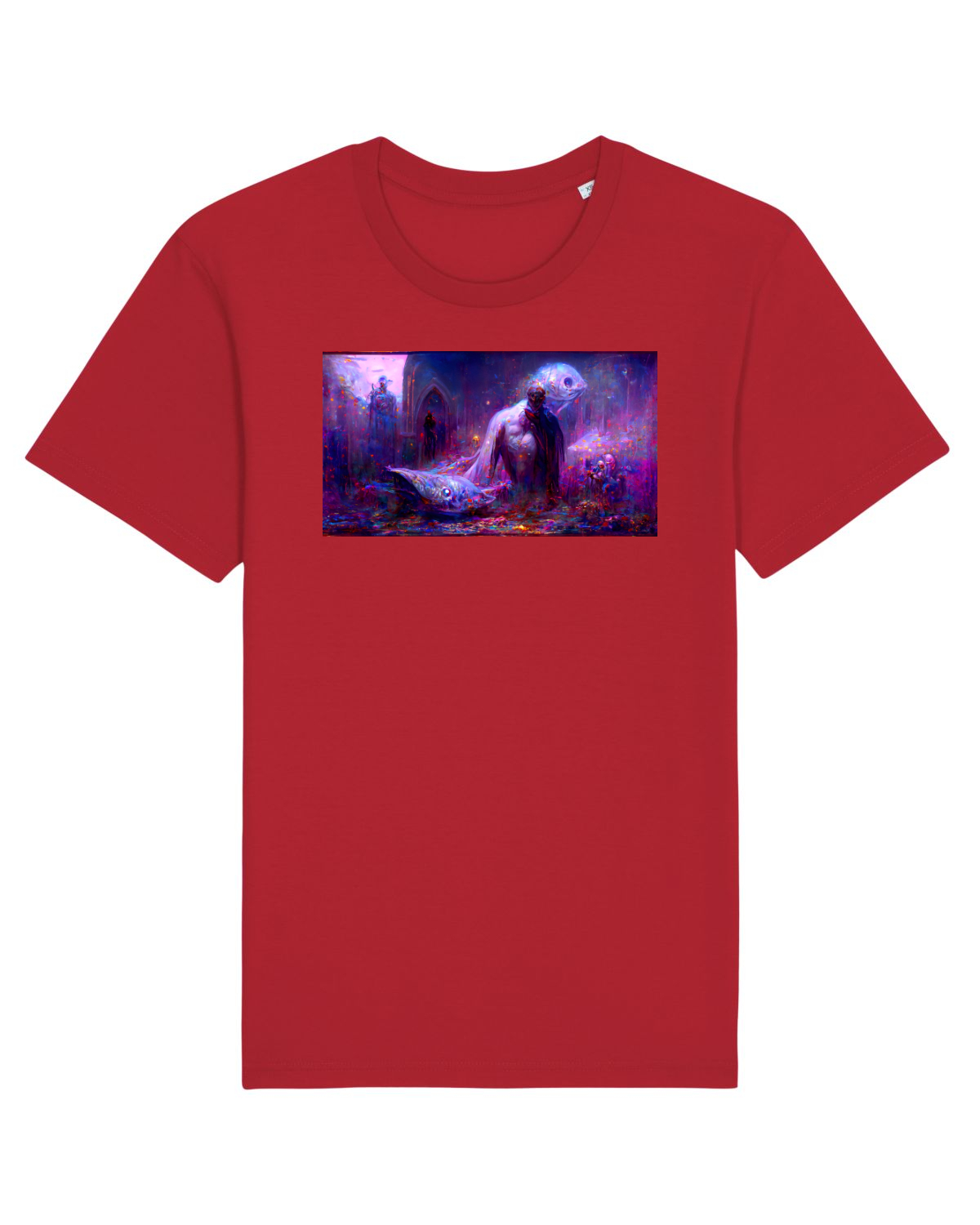 Tricou mânecă scurtă Unisex Rocker Red