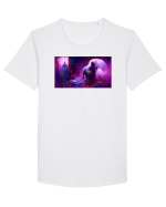 Gemini #2 Tricou mânecă scurtă guler larg Bărbat Skater