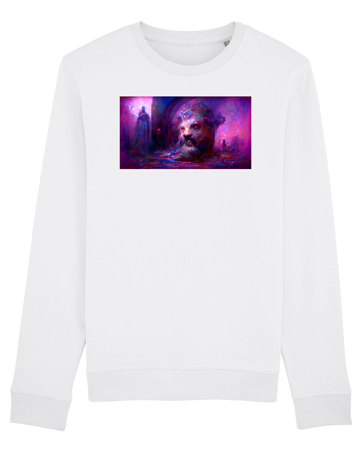 Bluză mânecă lungă Unisex Rise White
