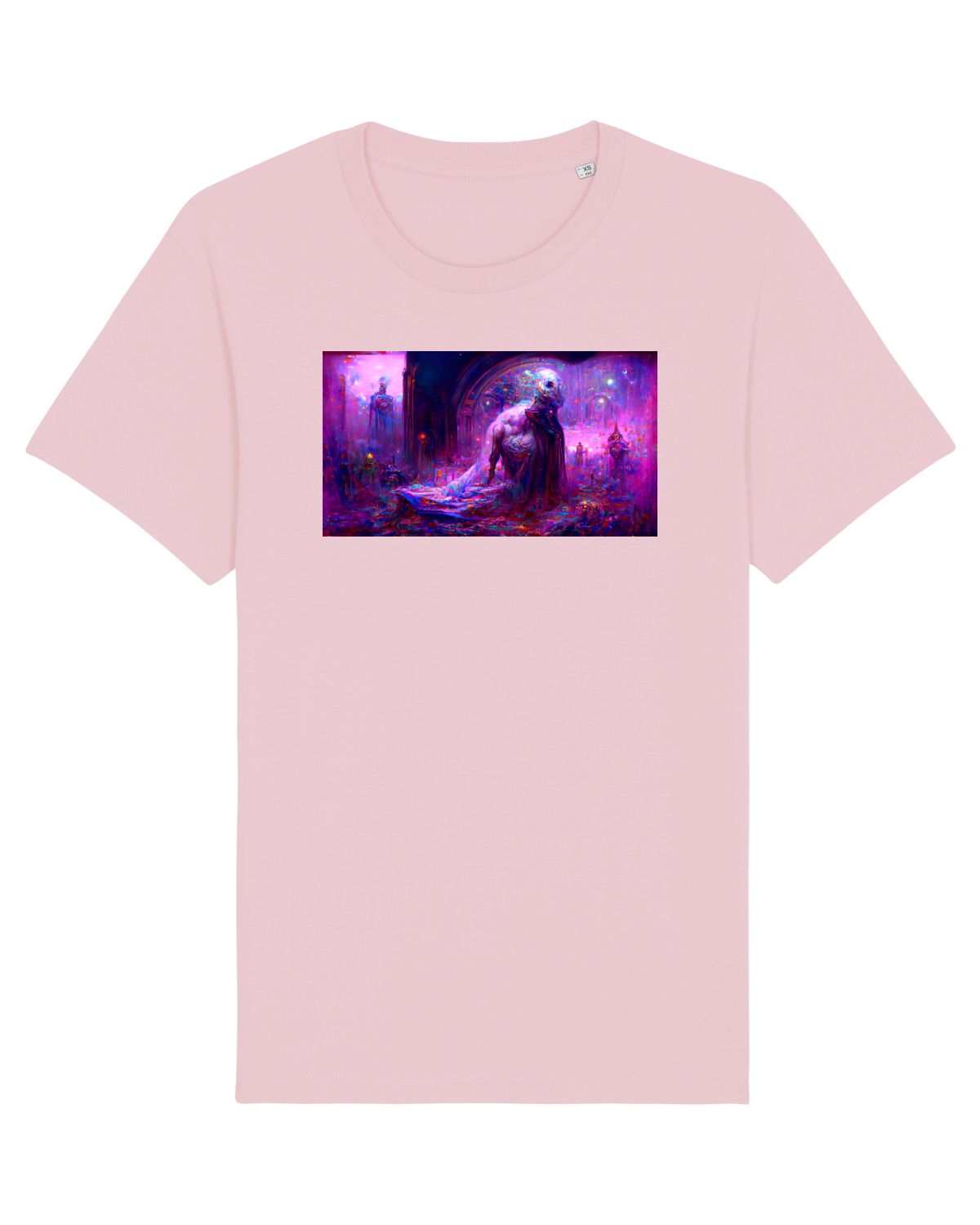 Tricou mânecă scurtă Unisex Rocker Cotton Pink