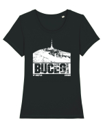 Călător în România - Vf Coștila din Bucegi Tricou mânecă scurtă guler larg fitted Damă Expresser