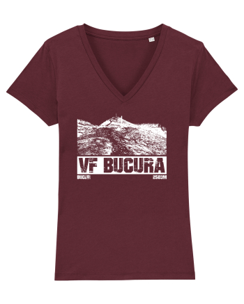 Călător în România - Vf Bucura din Bucegi Burgundy