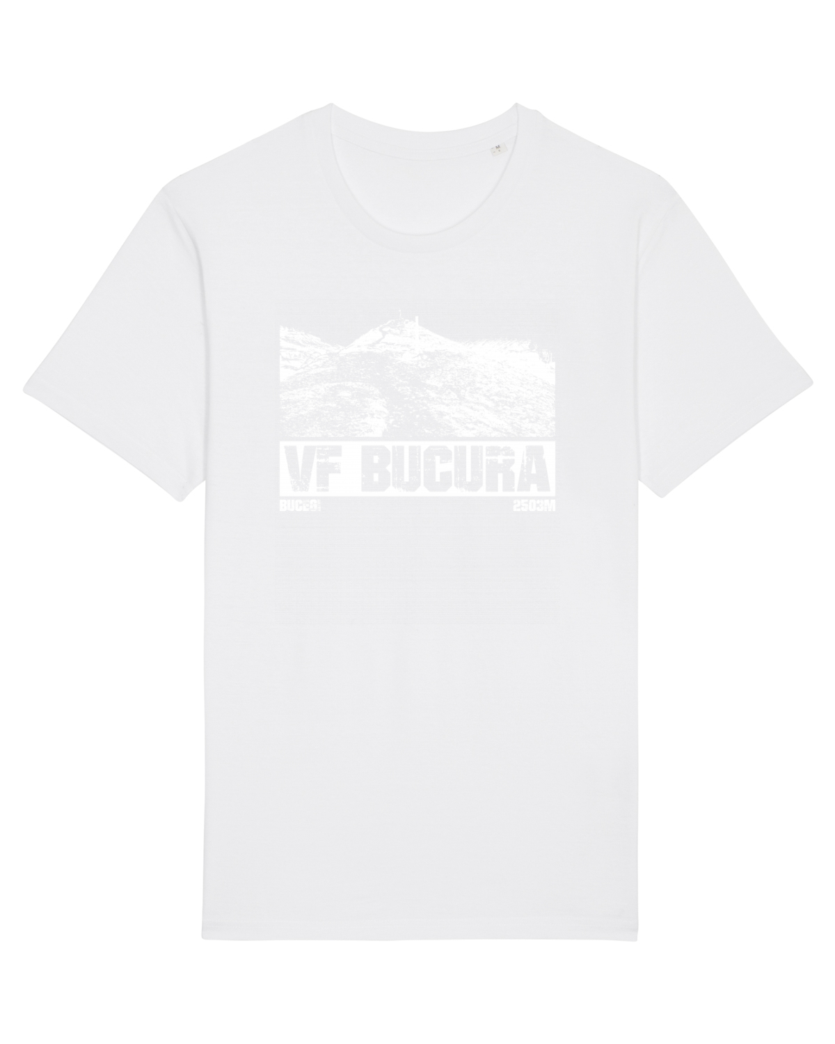 Tricou mânecă scurtă Unisex Rocker White