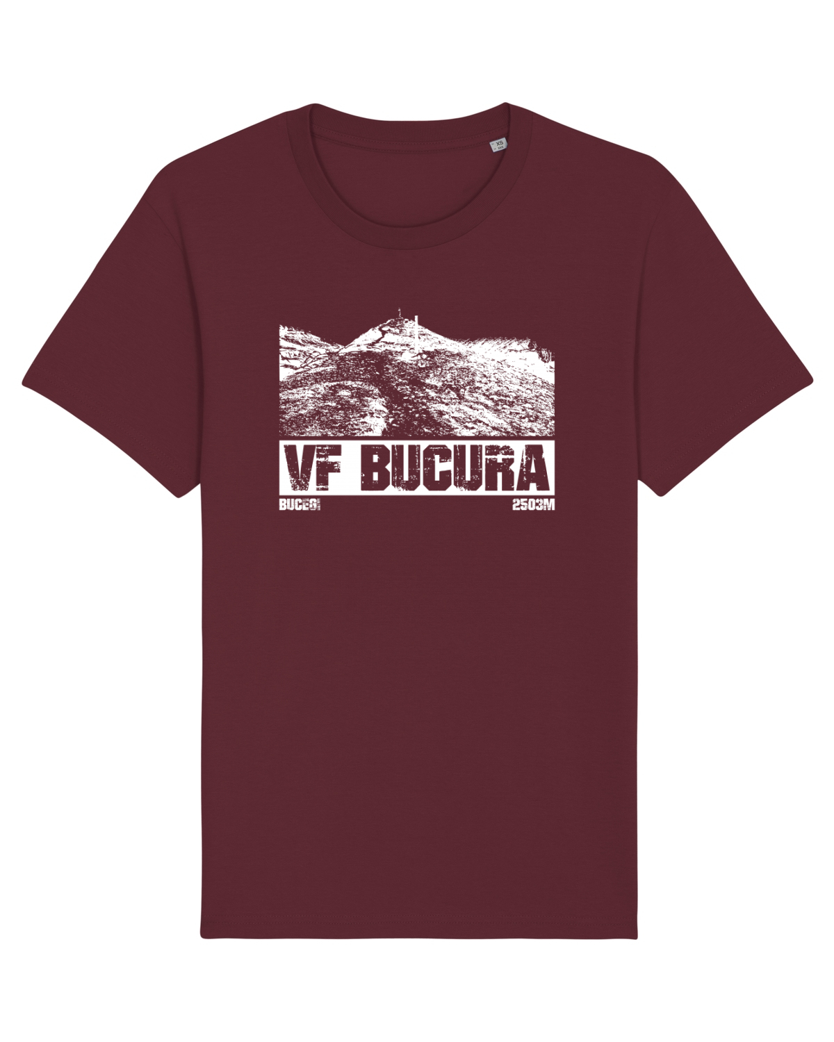 Tricou mânecă scurtă Unisex Rocker Burgundy