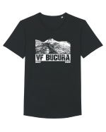 Călător în România - Vf Bucura din Bucegi Tricou mânecă scurtă guler larg Bărbat Skater