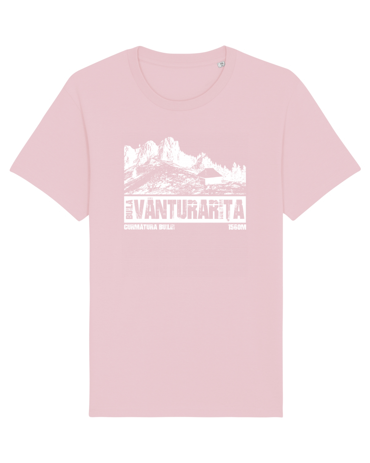 Tricou mânecă scurtă Unisex Rocker Cotton Pink